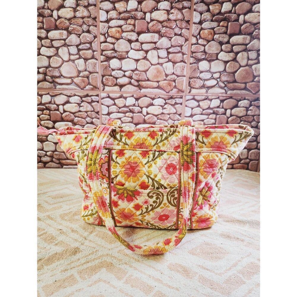 Vera Bradley Floral tote bag purse Folkloric Retired Pattern #A56 - Picture 1 of 10